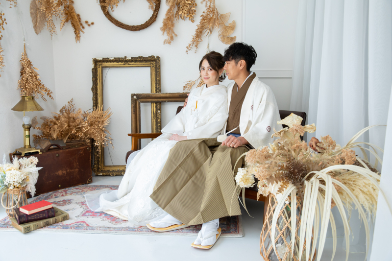 和装も洋風な雰囲気での撮影も