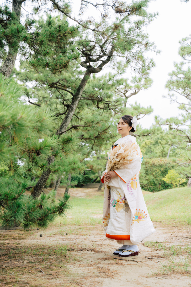 新婦様のソロショット