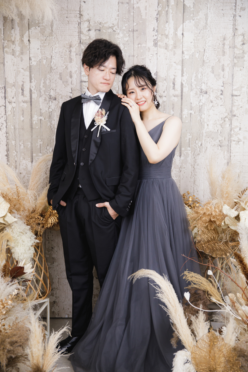 パンパスグラスに囲まれて◎