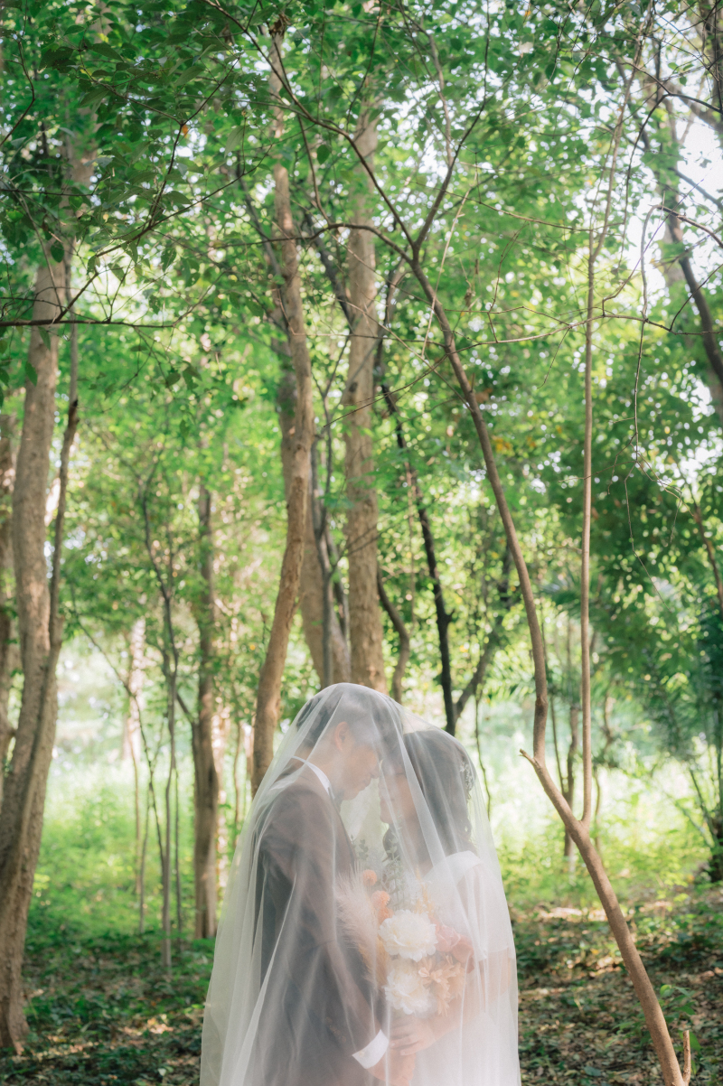 ベールを使って