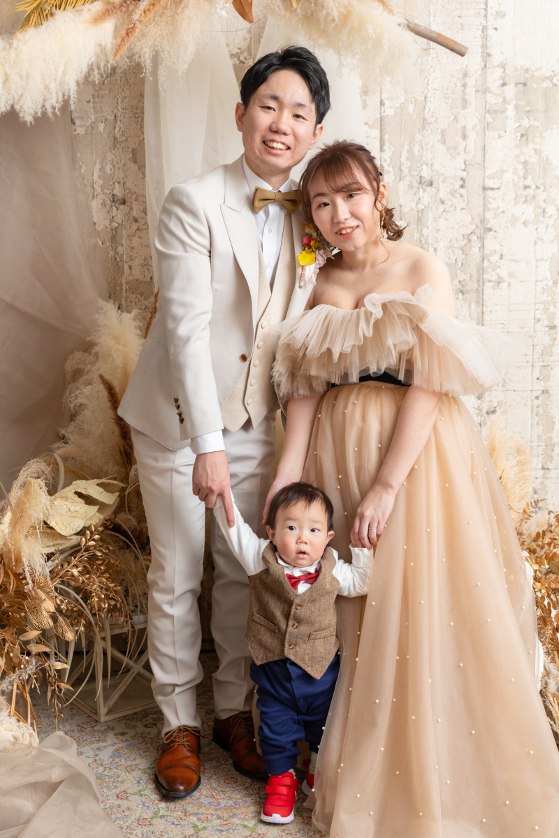 お子様もおめかしして♡