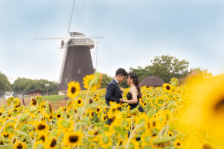 夏らしさ全開☆ドレスでロケーション撮影