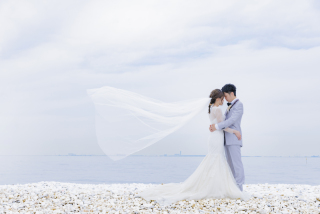 開放的なビーチで行うスタジオロケーション撮影♪