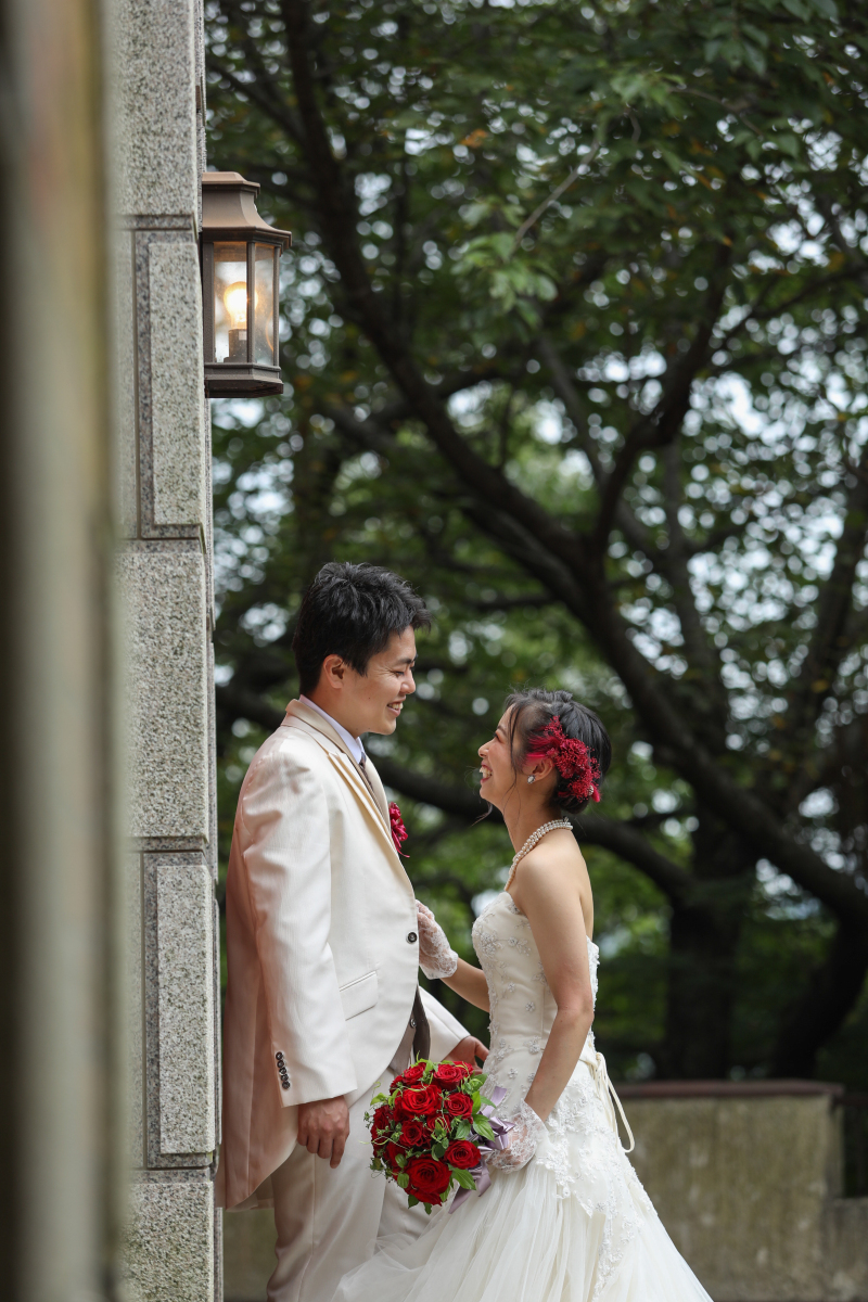 布引ハーブ園、お二人の思い出の場所で