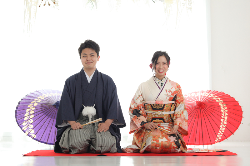 ご新婦さまのお持ち込みの振袖で！