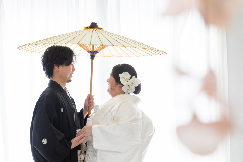 和装を彩る定番の番傘