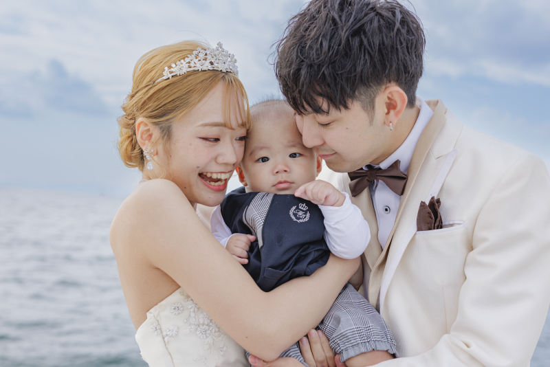 ギュッと寄り添って