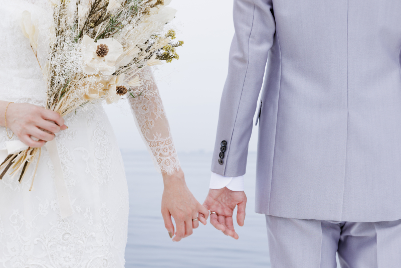 手繋ぎショット