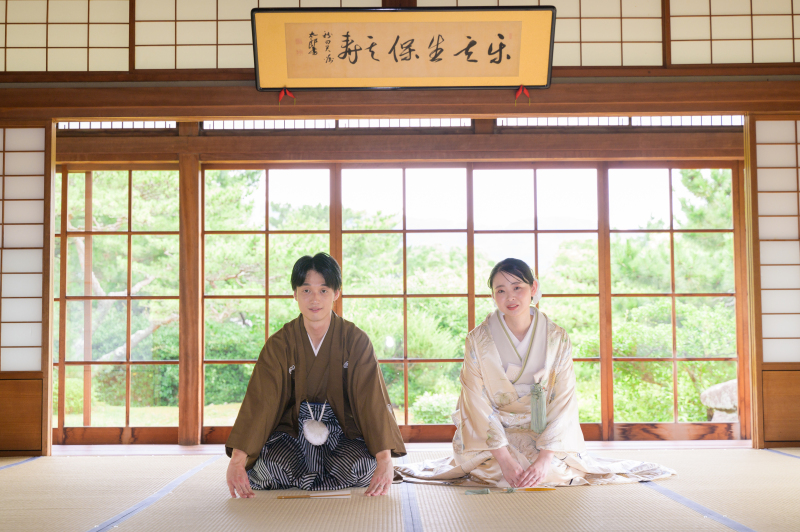 お正座ショット