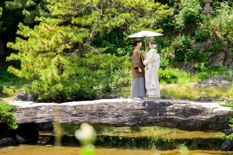 温山荘で和装撮影♪