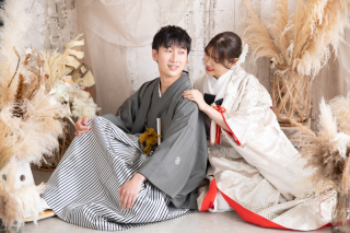 スタジオで快適撮影！和装2着プラン！