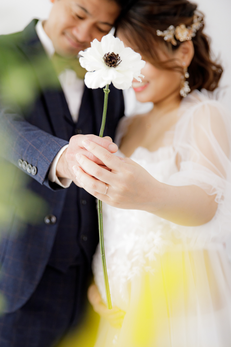 お顔隠しショット