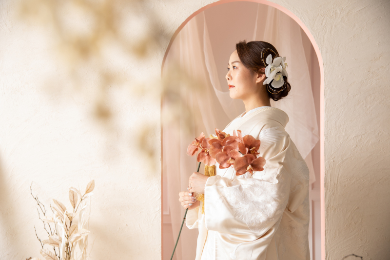 髪飾りも選び放題