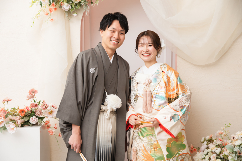 ニコニコ笑顔で撮影スタート