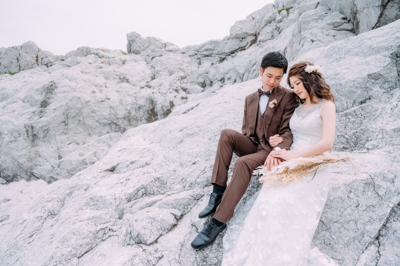 念願の白崎海浜公園でのウェディングフォト