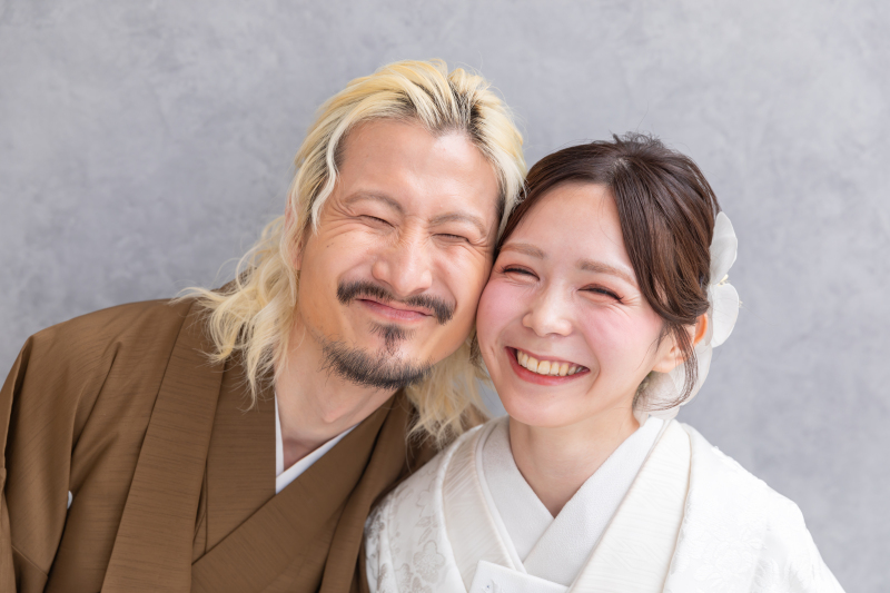 仲の良さが伝わってくるアップショット