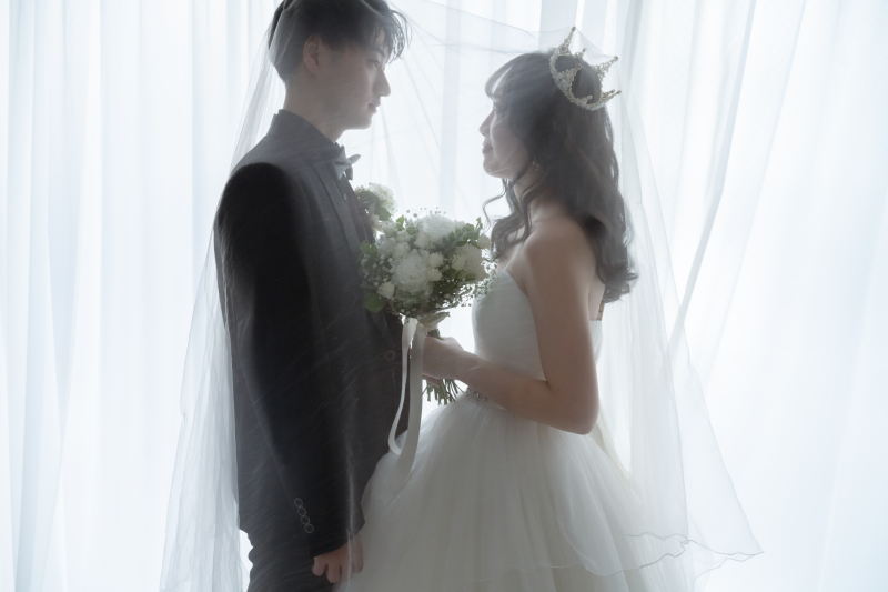 ベールを使って