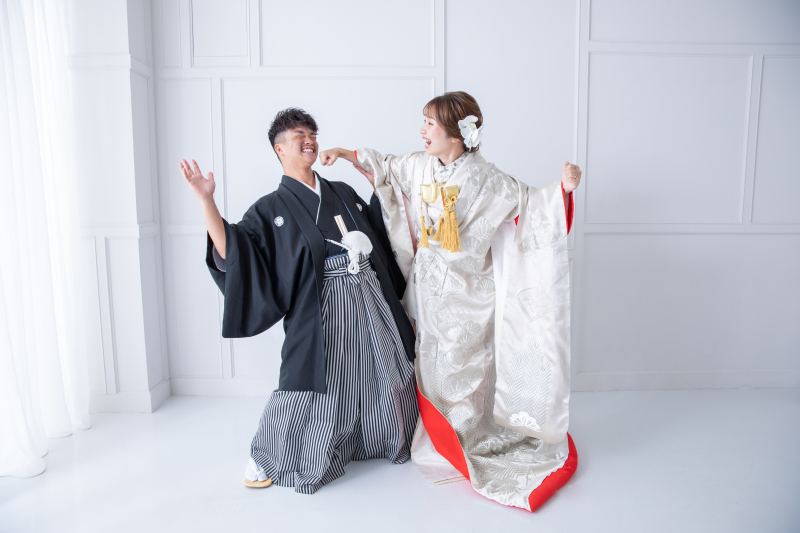 お二人らしさが全開の素敵な一枚