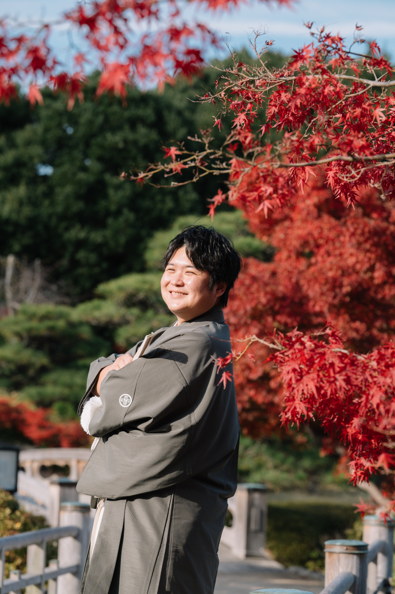 新郎様のソロショット