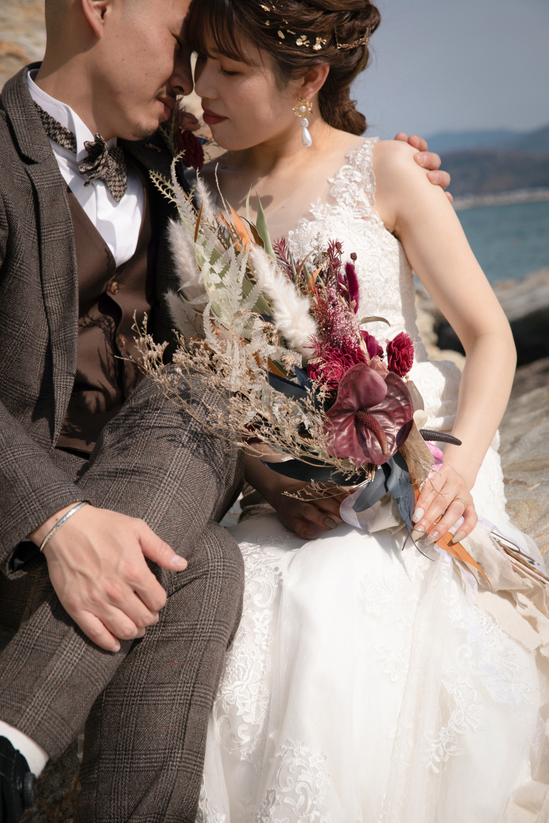 お持ち込みブーケでコーディネート