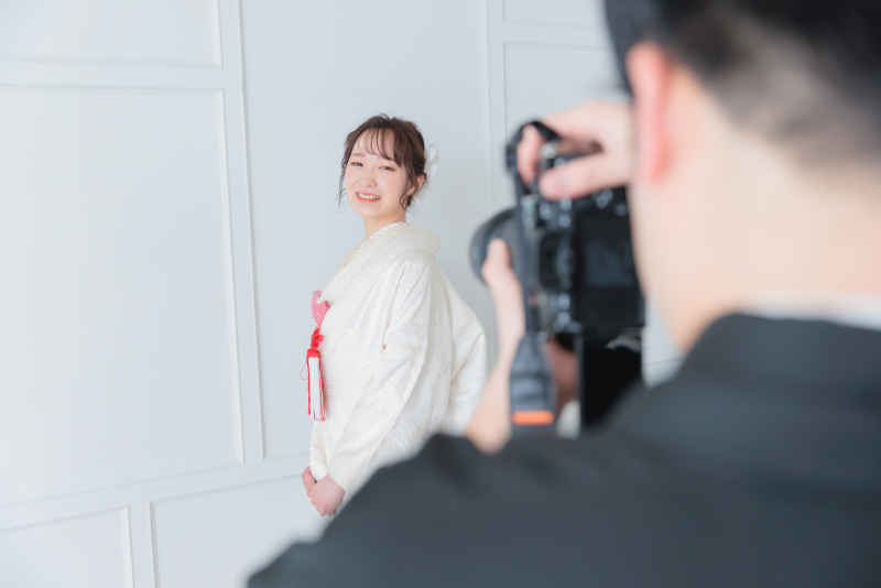 新郎様がお撮りする姿