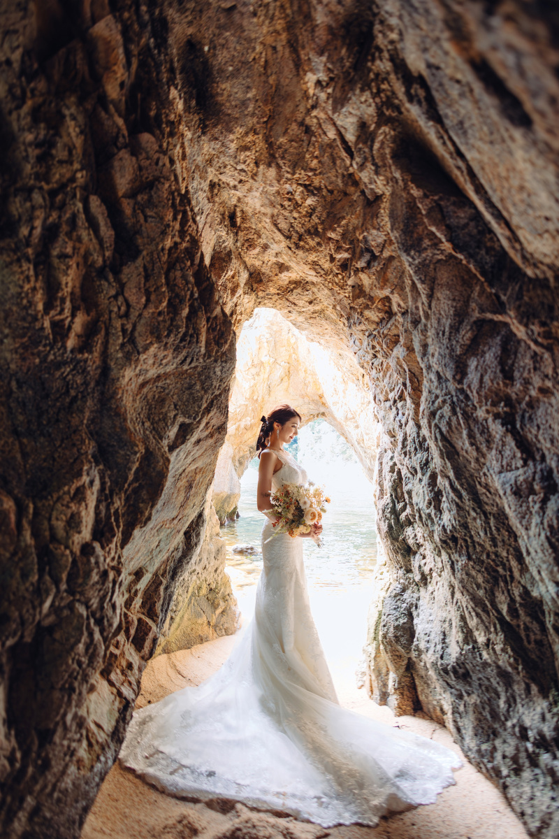 洞窟でソロショット