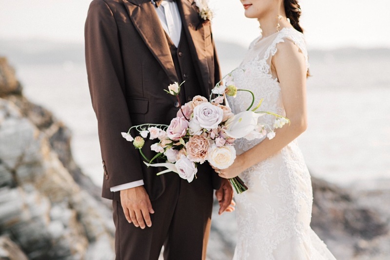 ブーケも花嫁さまセレクトで