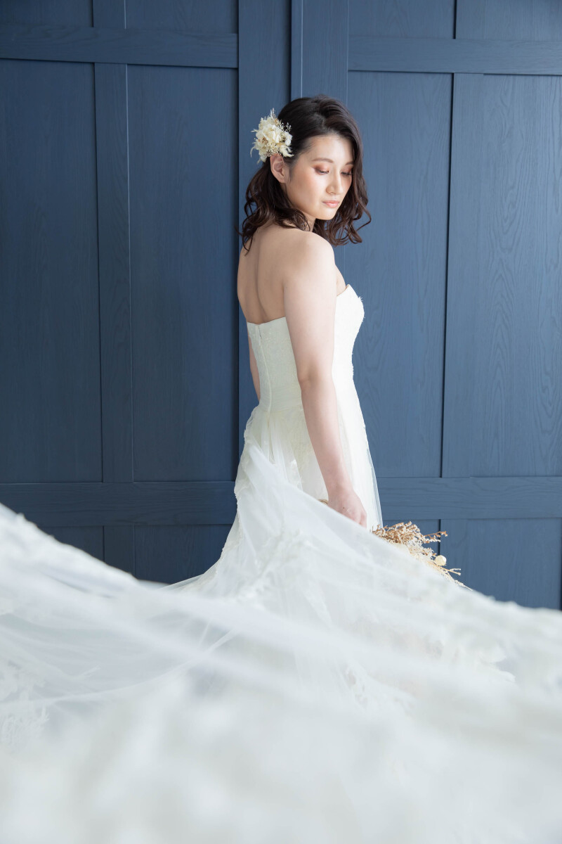 エレガントな雰囲気の写真はスタジオならでは。