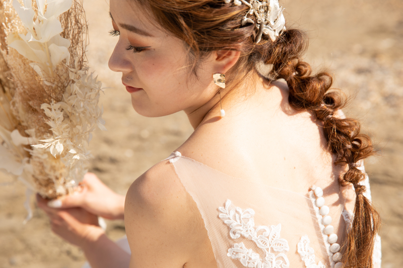 ヘアスタイルにもこだわりを