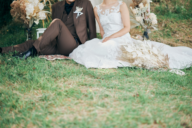 沢山のドライフラワーで作るシチュエーション