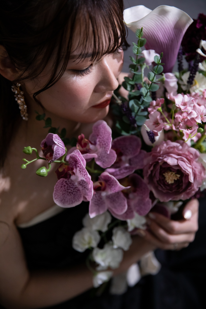 カラードレスにお着替え