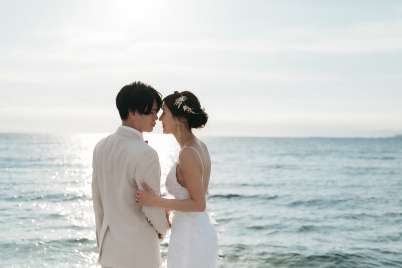 まずは海辺での撮影♪