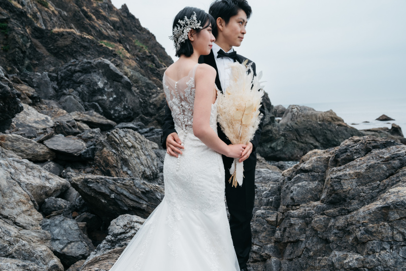 海辺の雰囲気も一緒に撮影できる