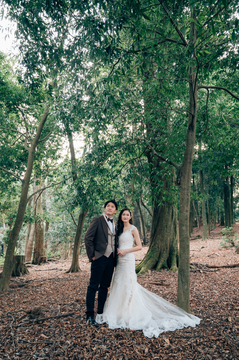 若草山の中で、森ウェディング