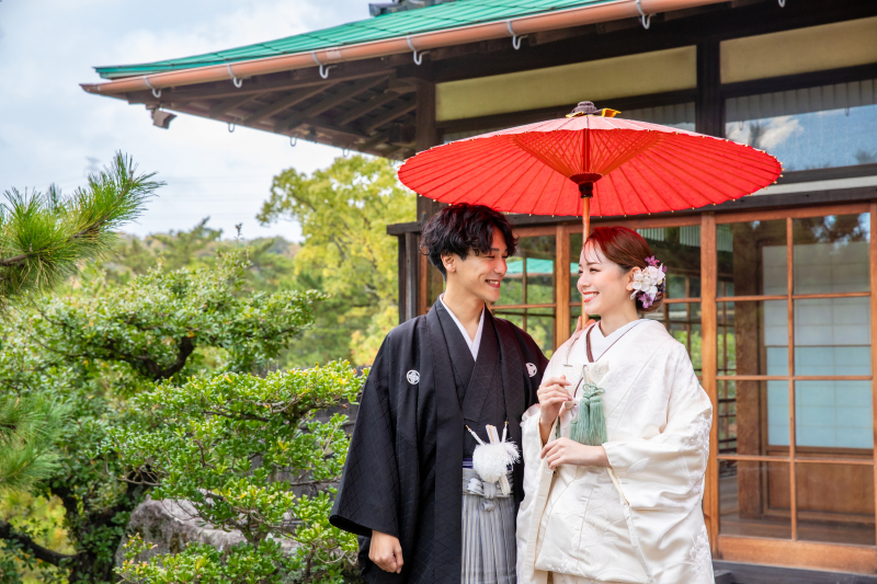 studio TO-WA_庭園で撮影できる