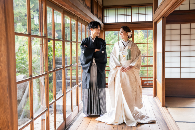 studio TO-WA_庭園で撮影できる