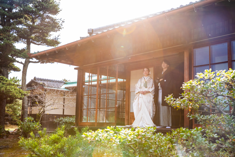 studio TO-WA_庭園で撮影できる