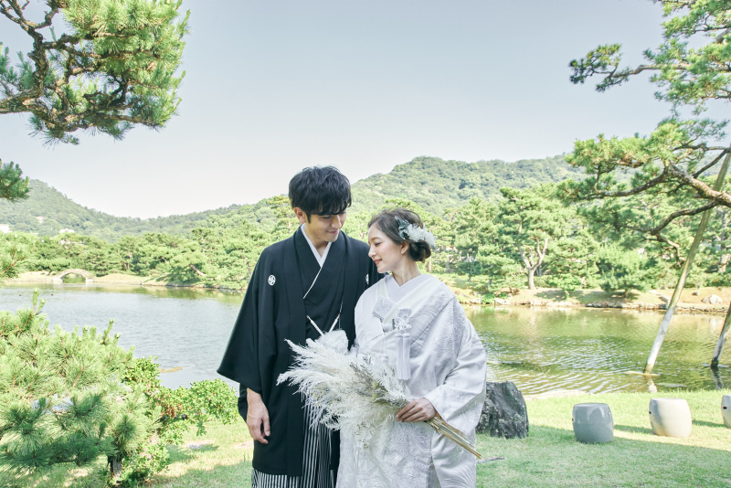 studio TO-WA_庭園で撮影できる