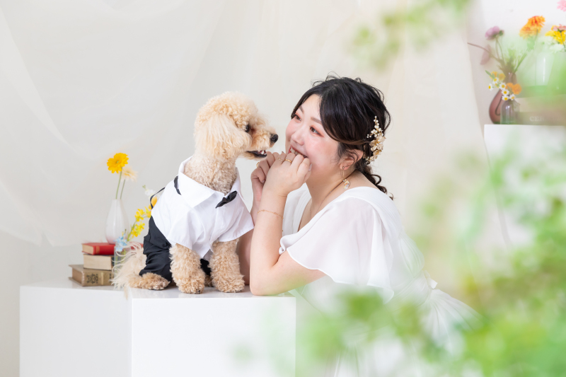 studio TO-WA_ペットと一緒に撮影できる