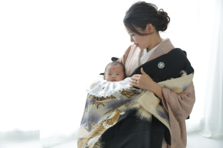 ご家族様着物着付け