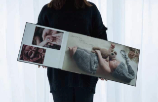 3面アルバム(ニューボーンフォト)