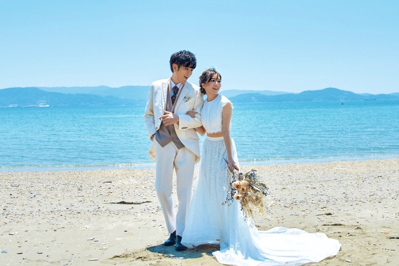 海で撮影できる大阪府のスタジオを比較 前撮り 結婚写真 フォトウェディングのphotorait