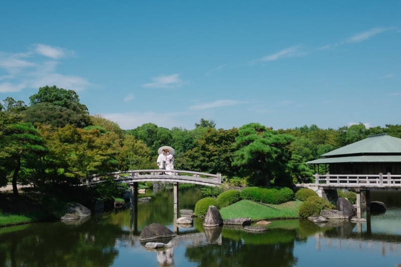 大満足のWロケーション撮影プラン☆【和装+洋装】 ドレスも着物もロケーションで撮影♪全データ240カット付き♪