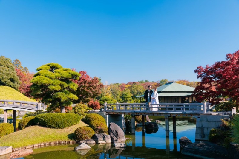 【早期予約でお得に!紅葉も受付開始!】日本庭園でも◎和装1点ロケーションプラン180,000円→150,000円☆