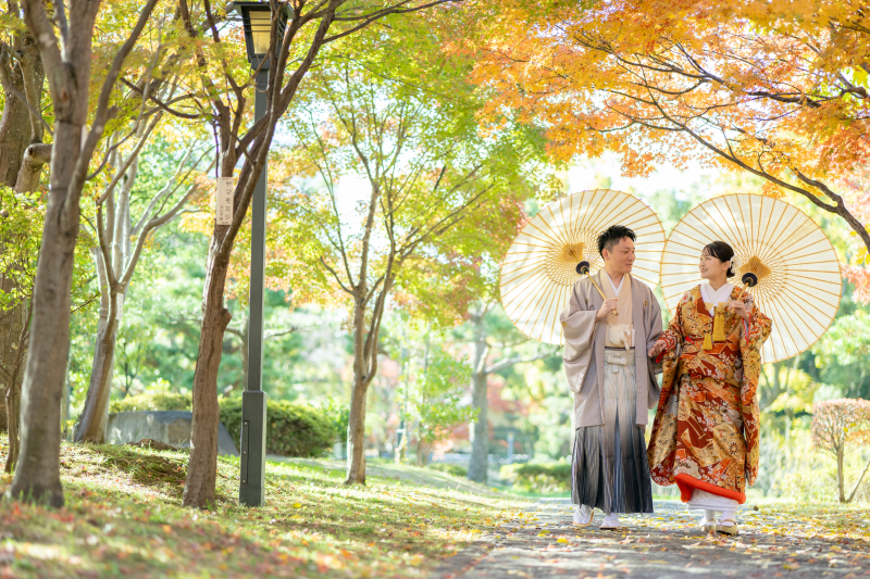 【早期予約でお得に！】日本庭園や茶室でも◎和装１点ロケーションプラン180,000円&rarr;150,000円☆