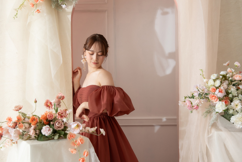データ付き☆洋装ソロウェディングで貸切撮影♪今の自分を美しく残そう。