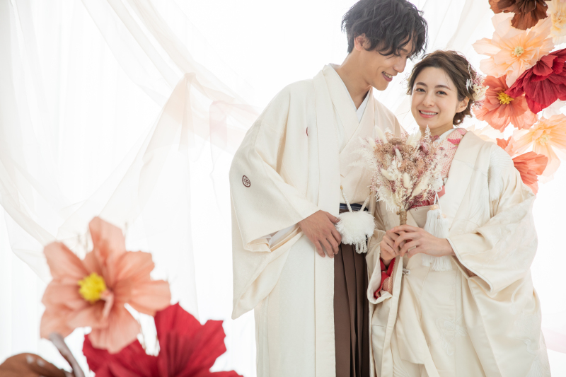 スタジオでもロケーションでも撮影☆衣装3着【スタジオ撮影】洋装+和装【ロケーション】洋装or和装プラン