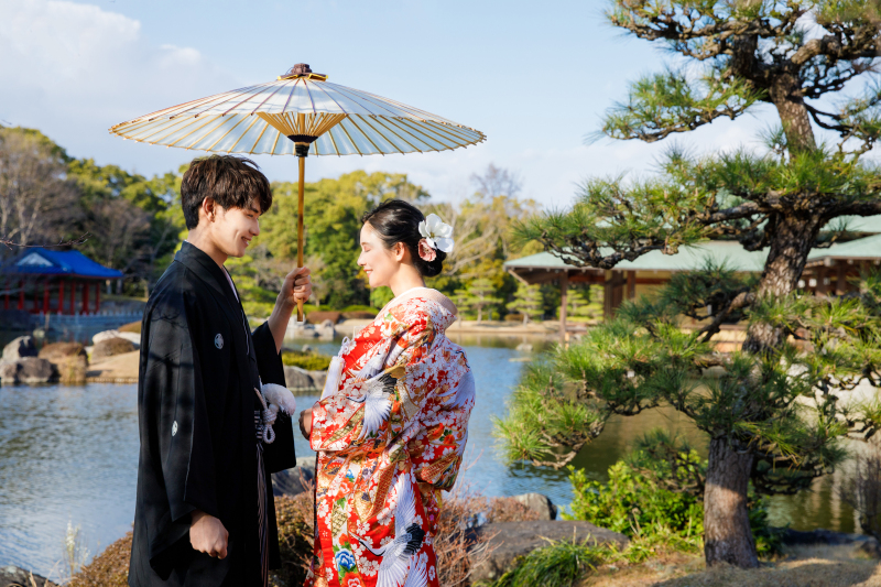 【早期予約でお得に!紅葉も受付開始!】日本庭園でも◎和装1点ロケーションプラン180,000円→150,000円☆