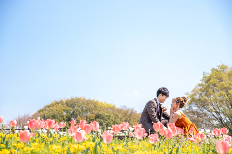 大満足のWロケーション撮影プラン☆【和装+洋装】 ドレスも着物もロケーションで撮影♪全データ240カット付き♪