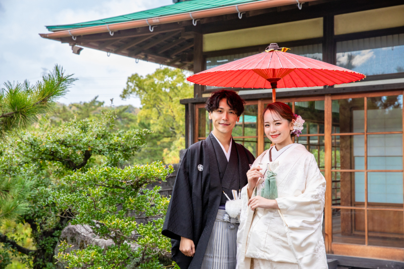 【早期予約でお得に!】日本庭園や茶室でも◎和装1点ロケーションプラン180,000円→150,000円☆